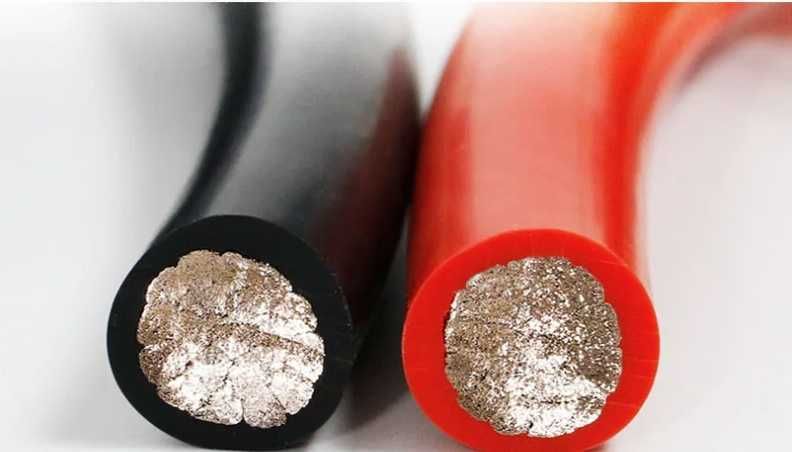 Кабель провід силіконовий м'який AWG 2 4 6 8 10. Перемички з AWG Обжим