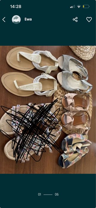 Sandaly damskie 38-39