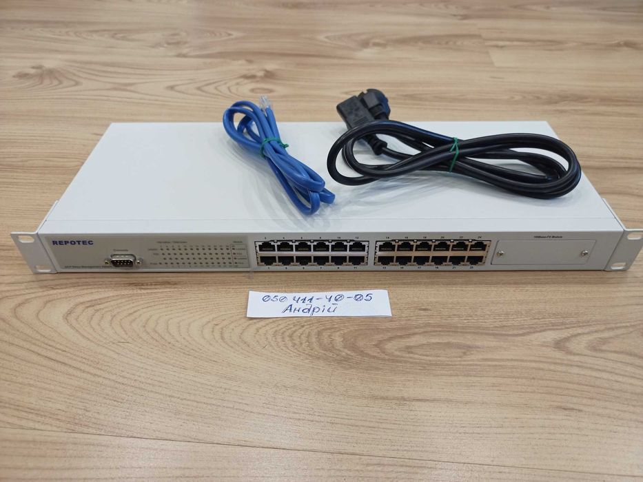 Управляемый коммутатор 24 порта Fast Ethernet