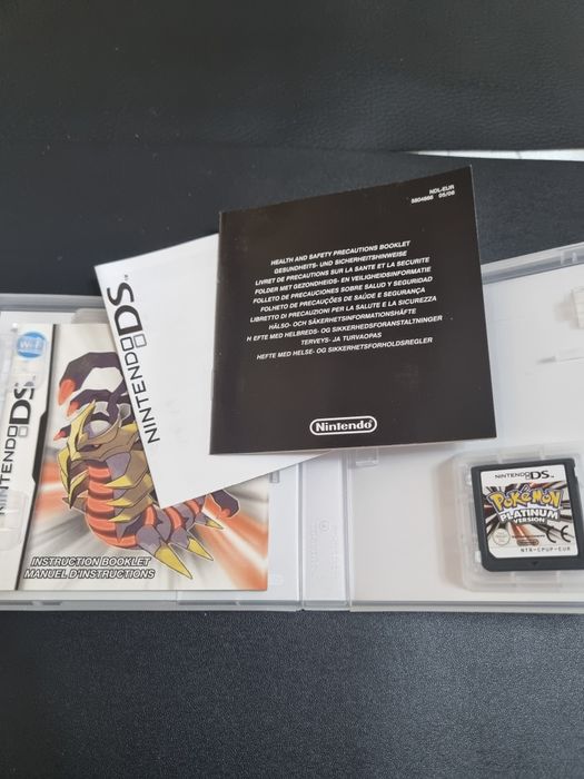 Jogo pokemon platinum Nintendo DS completo