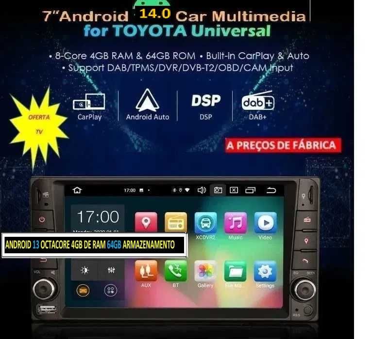 Auto radio Universal Toyota Android 14 64GB radio/dvd/cd/usb/sd/gp