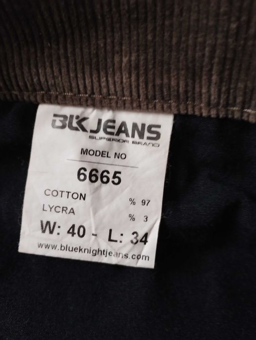 джинси вельветові утеплені, не Wrangler/