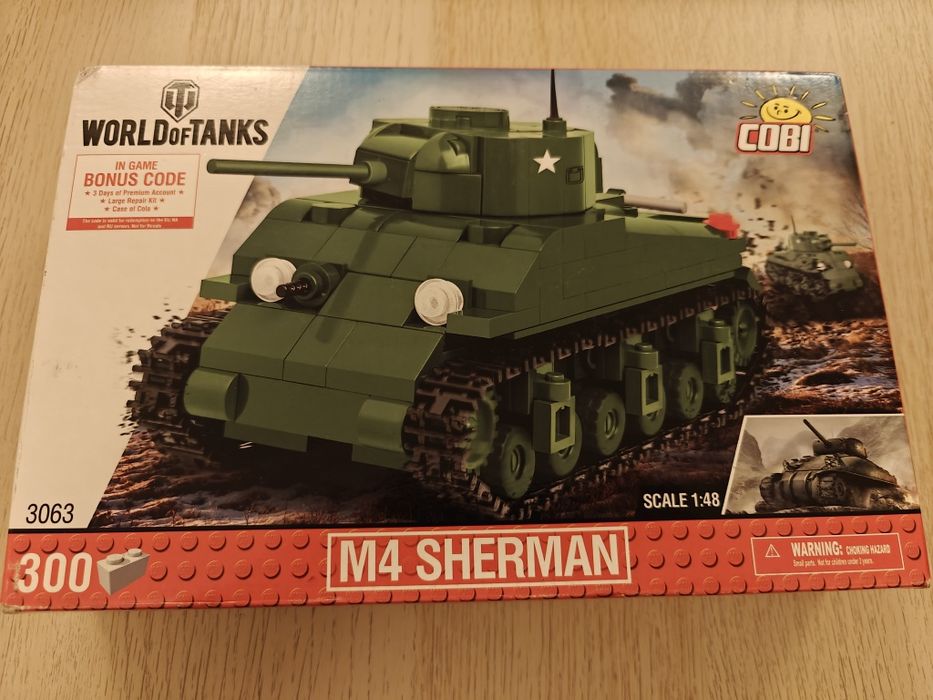 Klocki Cobi 3063 czołg M4 Sherman NOWE