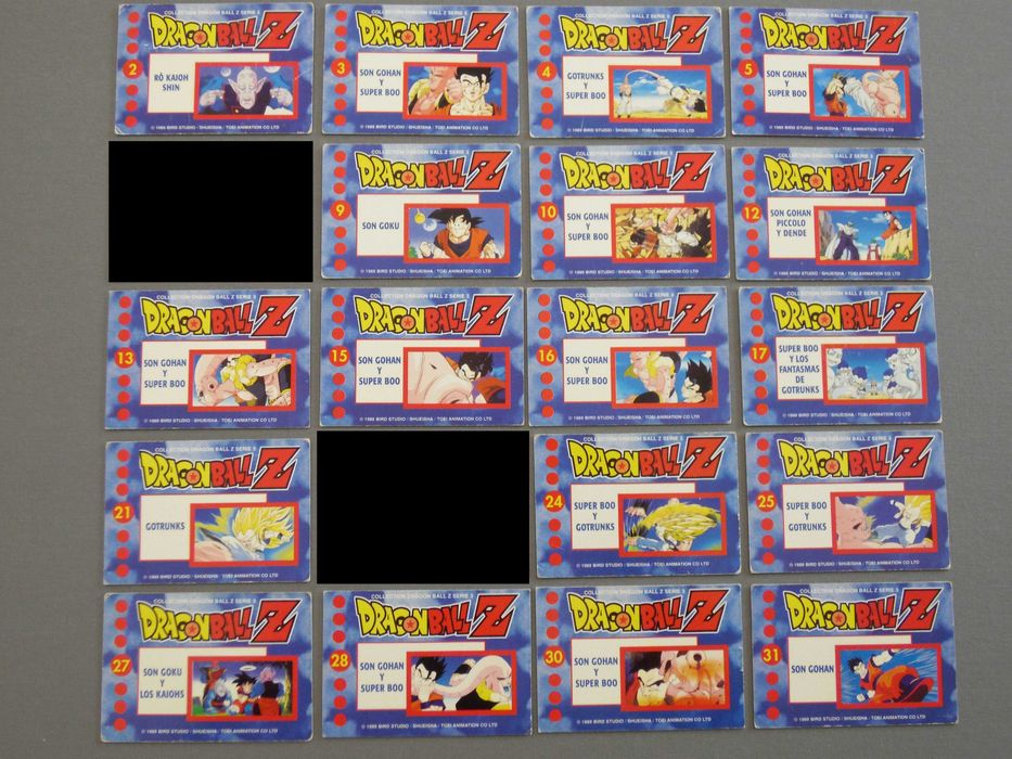 Cartas Dragon Ball Z Serie 3