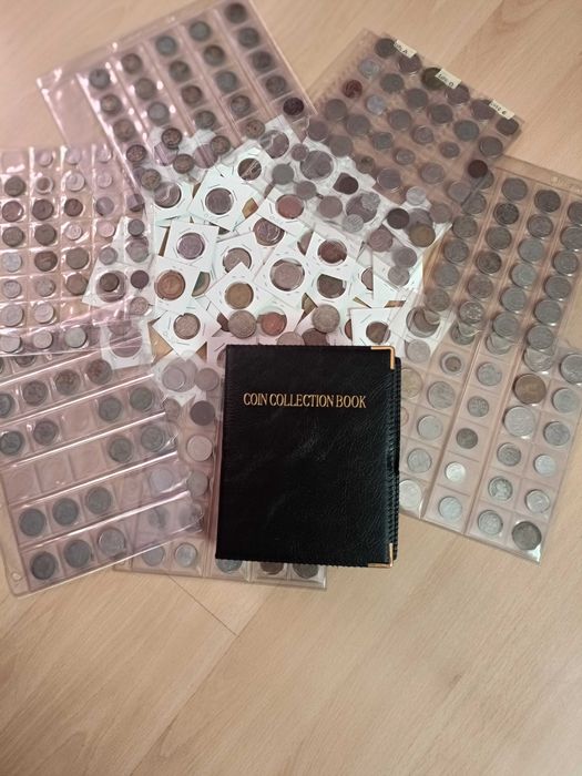 moedas de vários paises