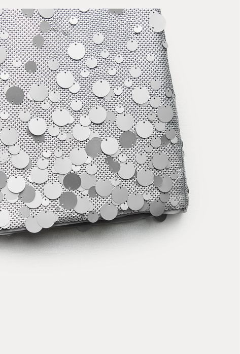 Спідниця з блискітками срібна Zara limited edition