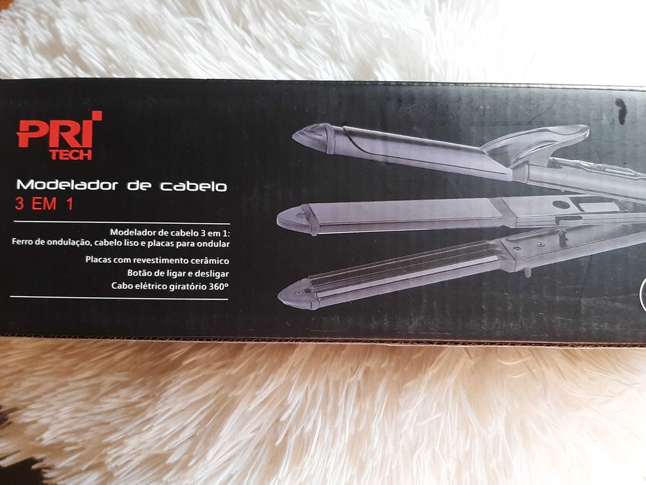 Modelador de cabelo 3 em 1