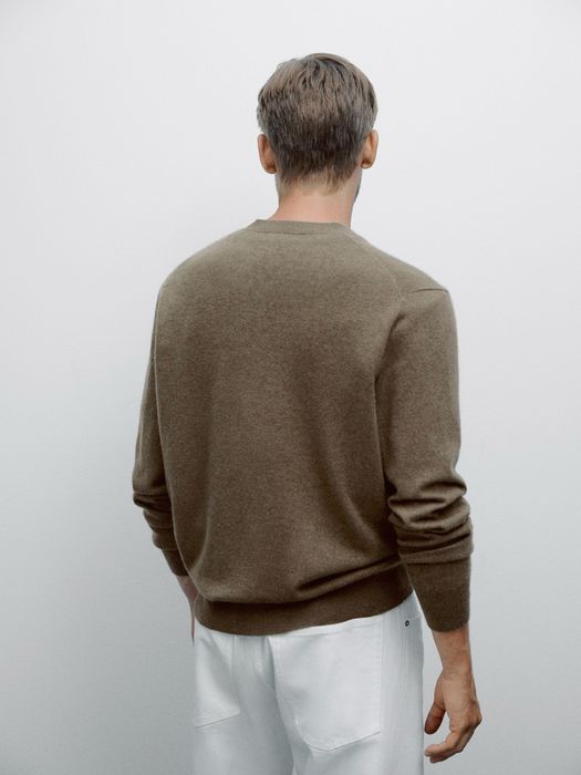 Чоловічий бавовняний кардиган Zara, кофта на ґудзиках зара оригінал