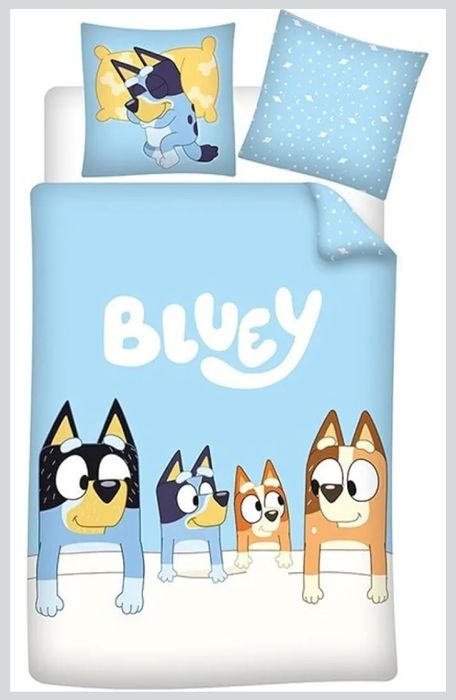Aymax Bluey Family dwustronny komplet pościeli