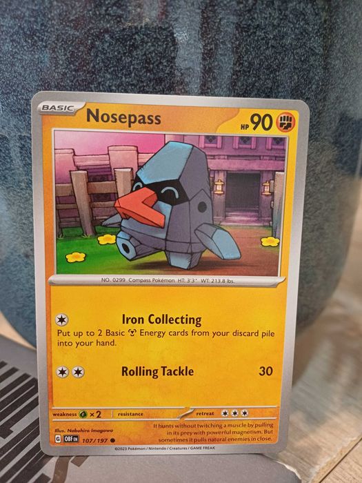 Carta Pokémon Nosepass #107