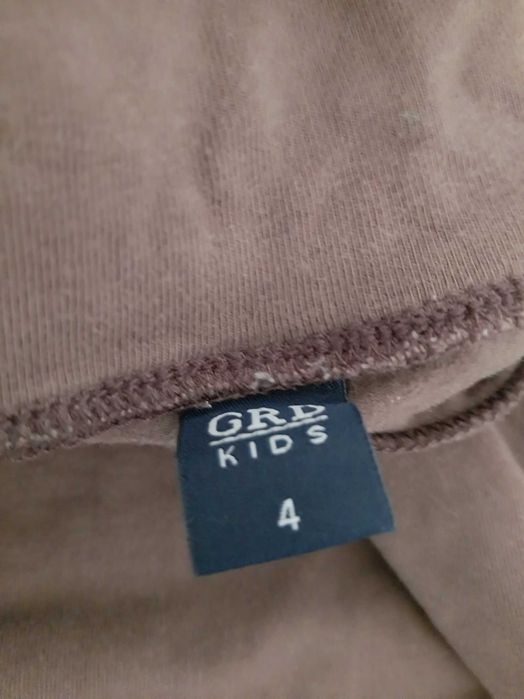 Camisola de gola alta, castanha, GRD kids, 4 anos