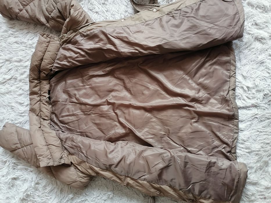 Kurtka damska pikowana adek beżowa L