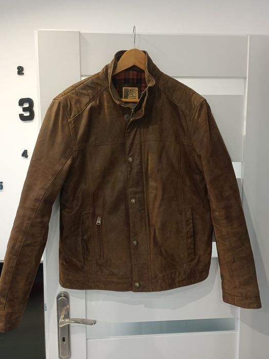 Kurtka skórzana męska