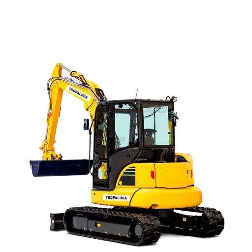 Mini giratoria / escavadeira