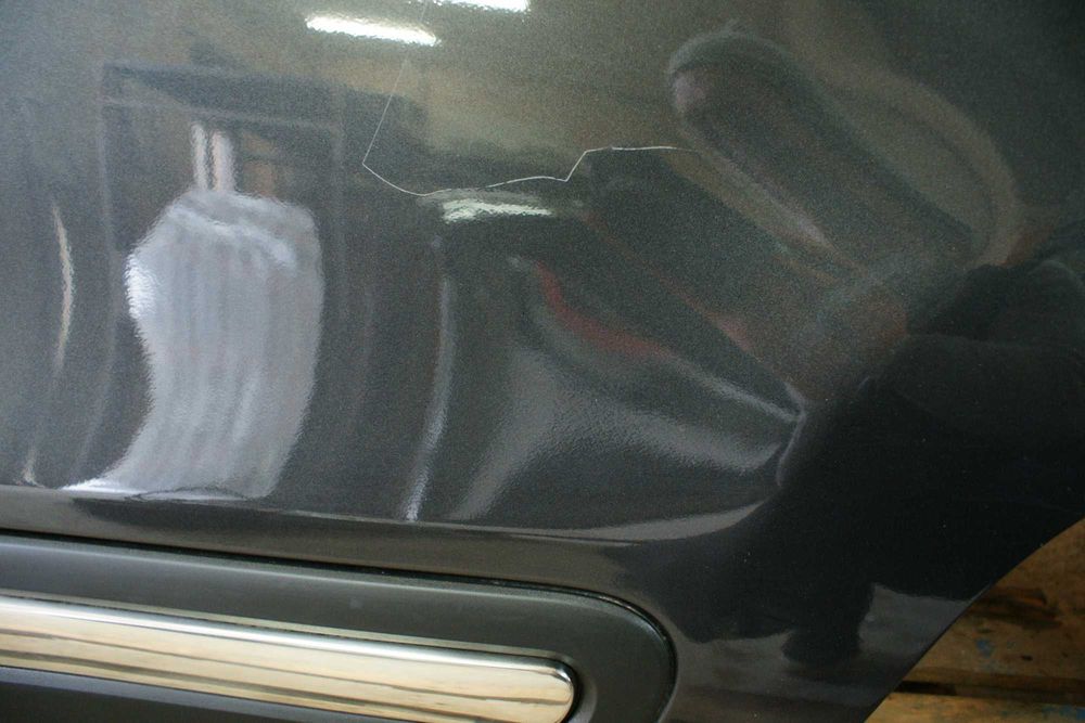 Drzwi kompletne uzbrojone lewe tylne tył FIAT 500L kolor 609B