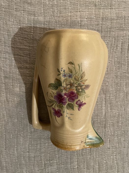Vintage Floral Decorative Jar by Argilar