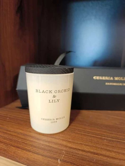 Cracker -Mini Vela e Creme de Mãos Blacks Orchid & Lily -Cereria Molla