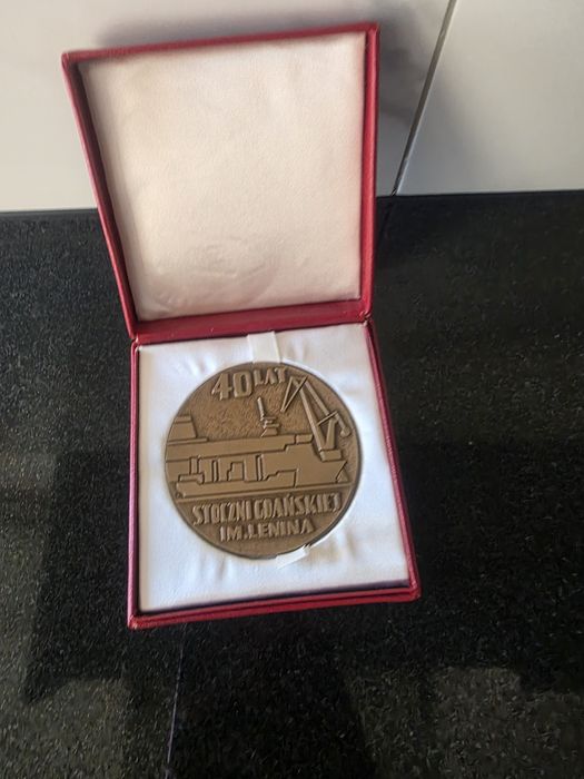 40 lat Stoczni Gdańskiej im.Lenina medal odznaka