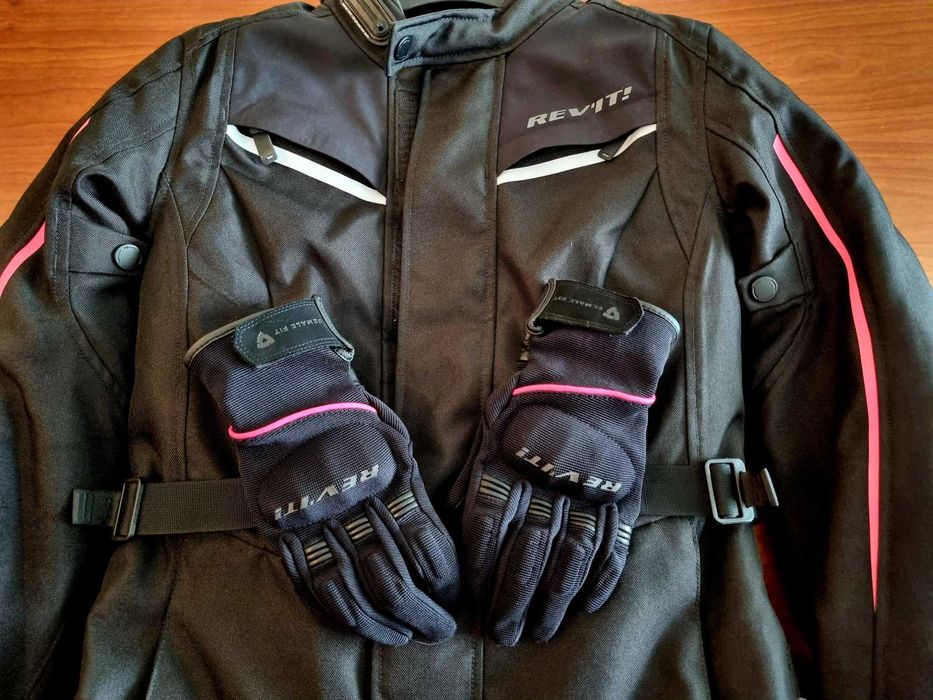 Casaco Motard REV’IT! Voltiac 2 Senhora Preto/Rosa (oferta de luvas REV'IT! Mosca Lady Preto/Rosa)