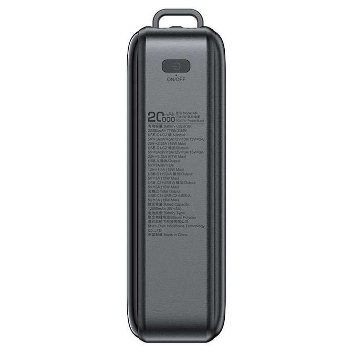 Павербанк ACEFAST M4 20000 mAh 67W для ноутбука та смартфона
