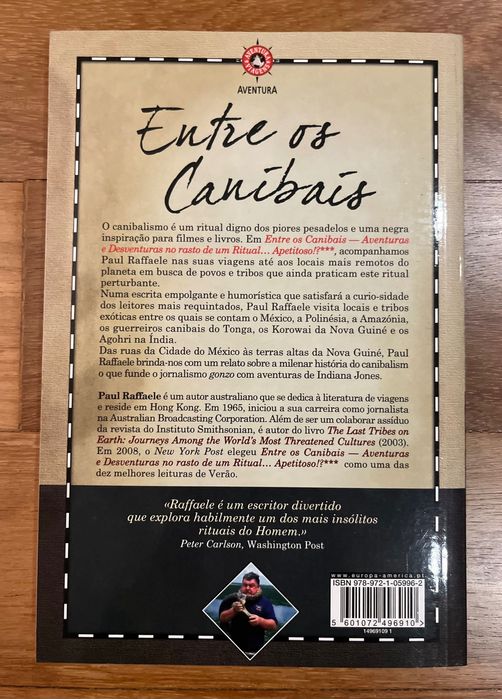 Livro Entre os Canibais