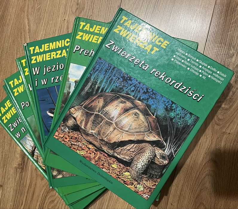 Tajemnice Zwierząt zestaw 11 książek
