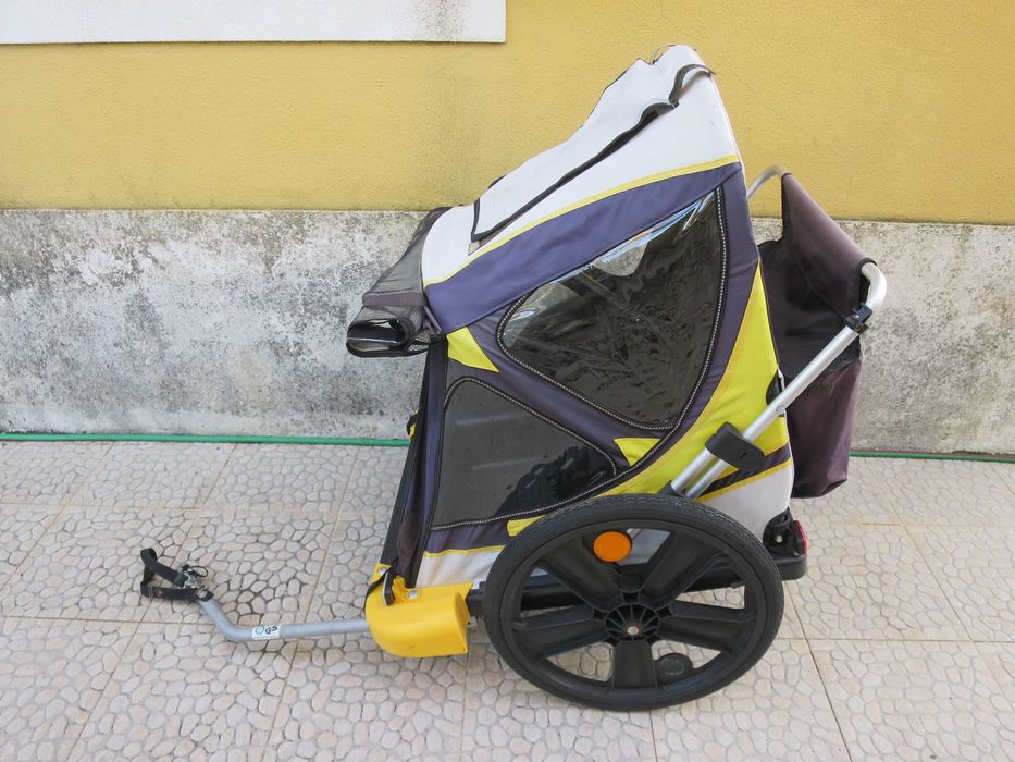 Atrelado de bicicleta para 2 crianças Bellelli roda 20 desmontável