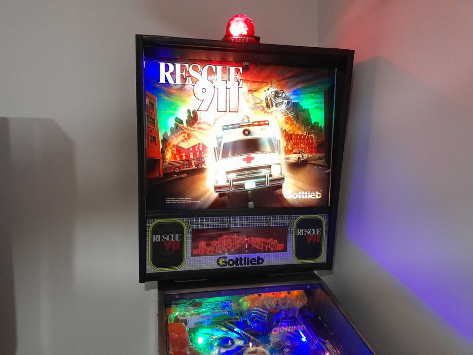 Pinball / Flippers GOTTLIEB Rescue 911 - Apenas TROCA !