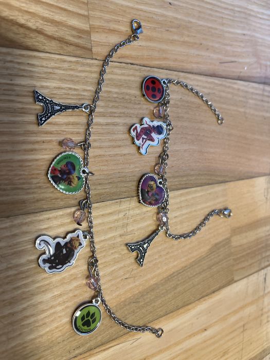 Bransoletki przyjaźni. Miraculum. Biedronka i czarny kot.