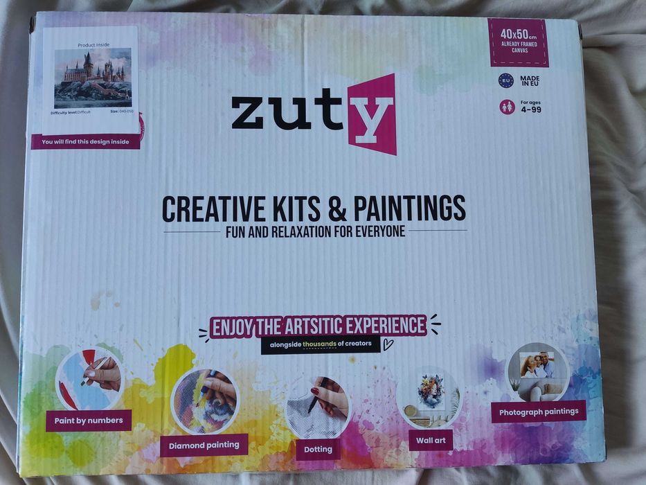 Malowanie po numerach ZUTY - Zamek
