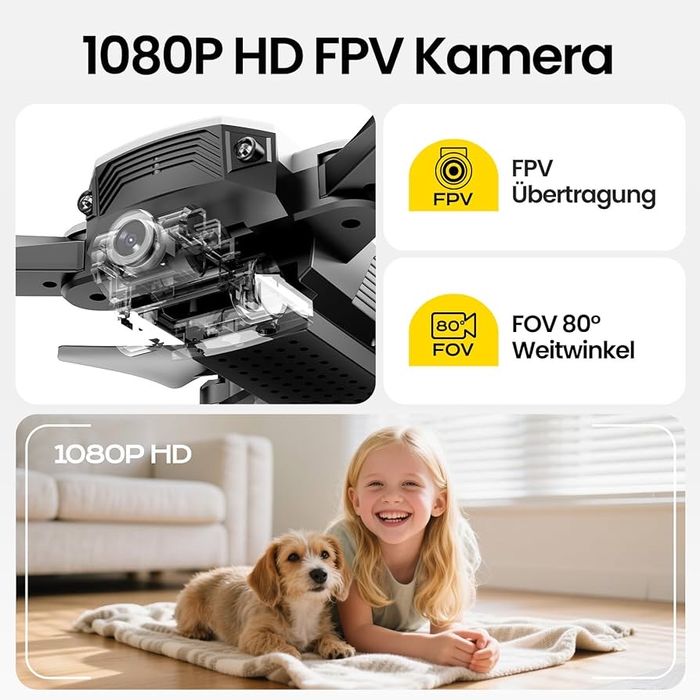 DEERC D20 Mini Drone z kamerą 1080P