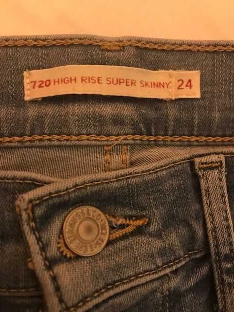 Calças Levi's de senhora - High Rise - Super Skinny - 24