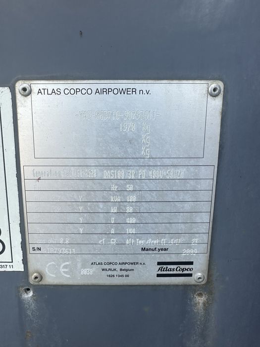 Дизельний генератор 100 kVa Perkins