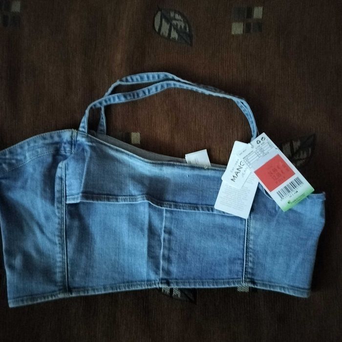Джинсовий топік "L" Mango