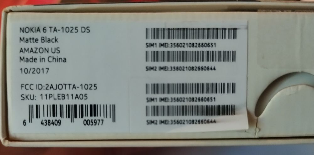 Продам смартфон Nokia 6