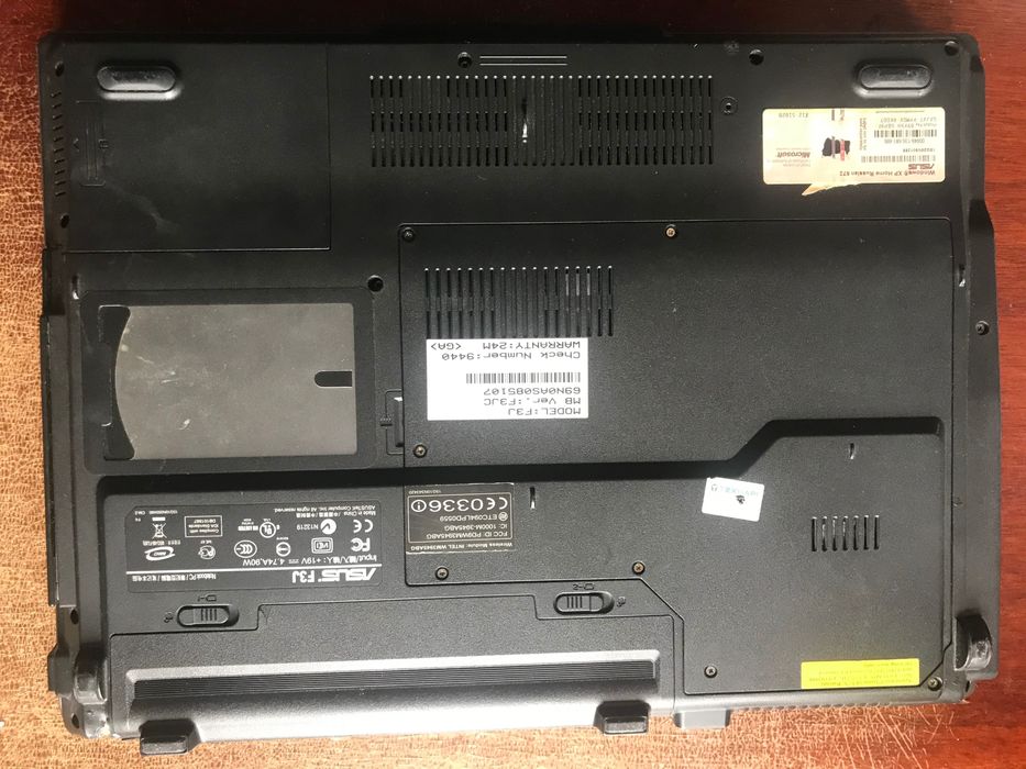 Notebook Asus F3j c
