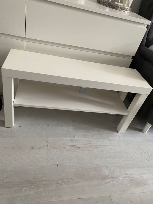 Regał biały stolik pod tv Ikea