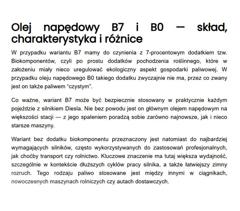 Cetan R - dodatek do oleju napędowego