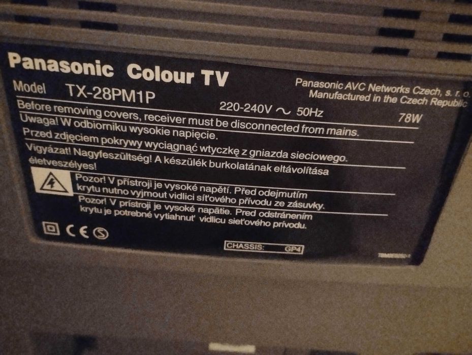 Panasonic Colour TV TX-28 Quintrix