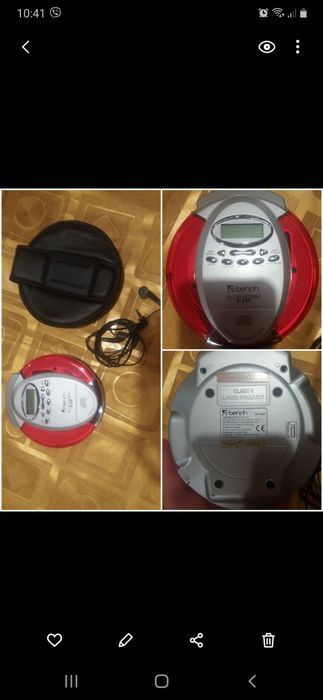 Часы. плеер CD Немецкий
