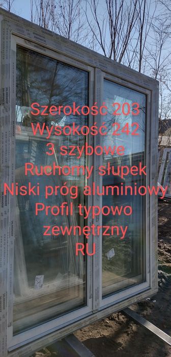 Drzwi balkonowe  Profi 8 cm 6 komorowe