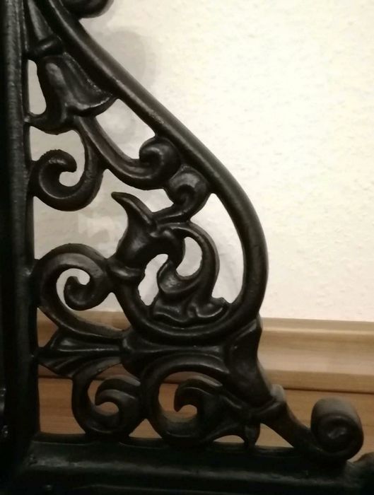 Suporte porta sela - equitação - ferro fundido