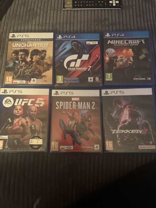 Gry na ps5 i ps4 widoczne