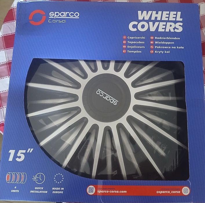 Tampões Sparco jante 15