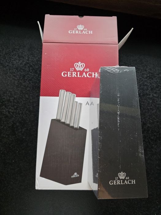 Nowy Blok drewniany stojak do noży gerlach najwyższy model