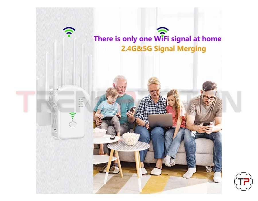 Amplificador / Repetidor / Retransmissor de Sinal WIFI até 1200m