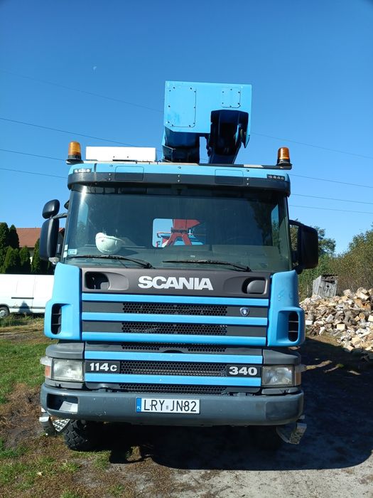 Zwyżka podnośnik Scania 4x4 30m