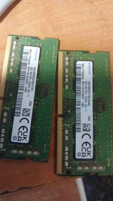 DDR4 SODIMM SAMSUNG 2×8GB 3400(пам'ять для ноутбука)