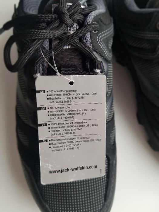 Трекінгові кросівки jack wolfskin 37р