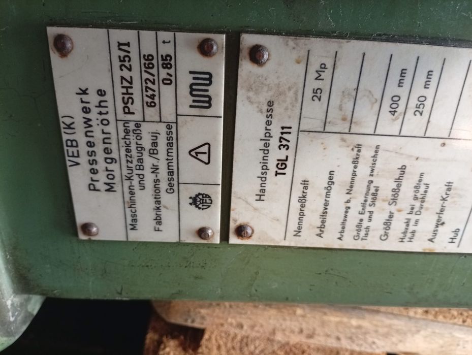 Prasa śrubowa polecam